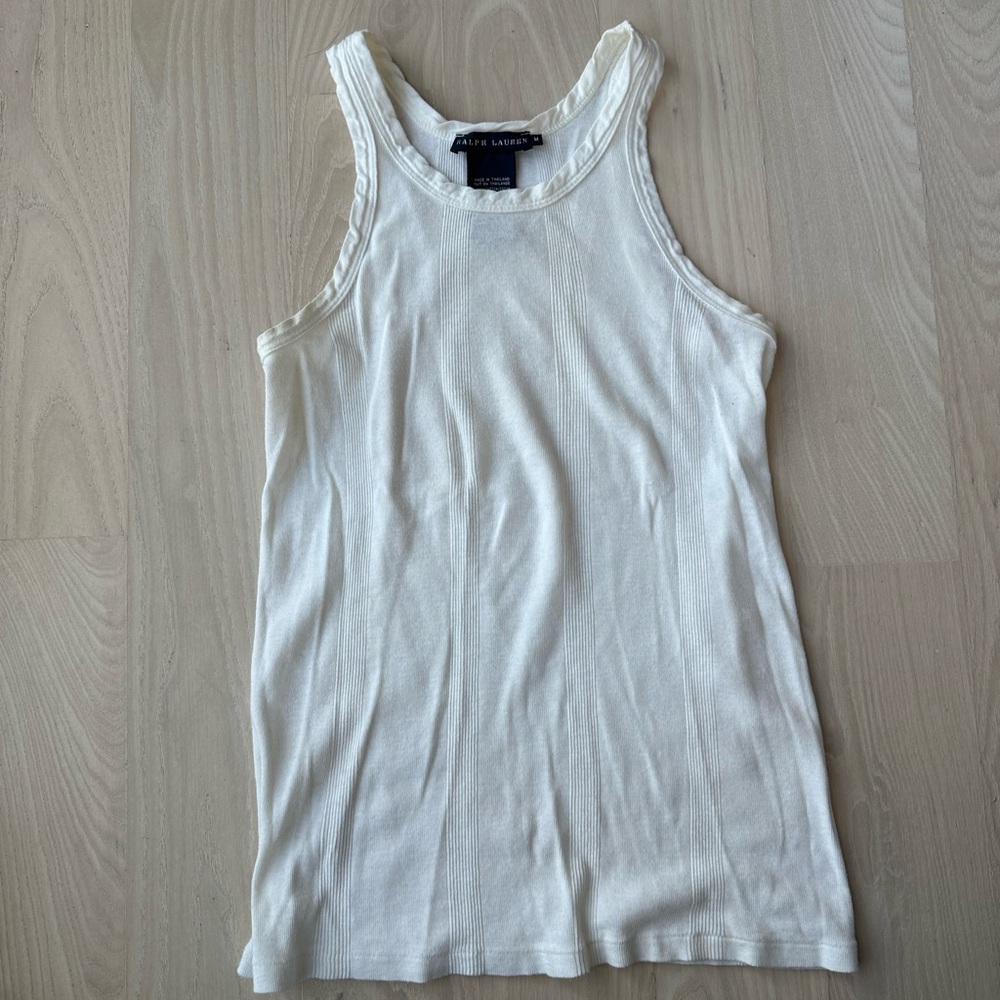 Ralph Lauren White Tank Top